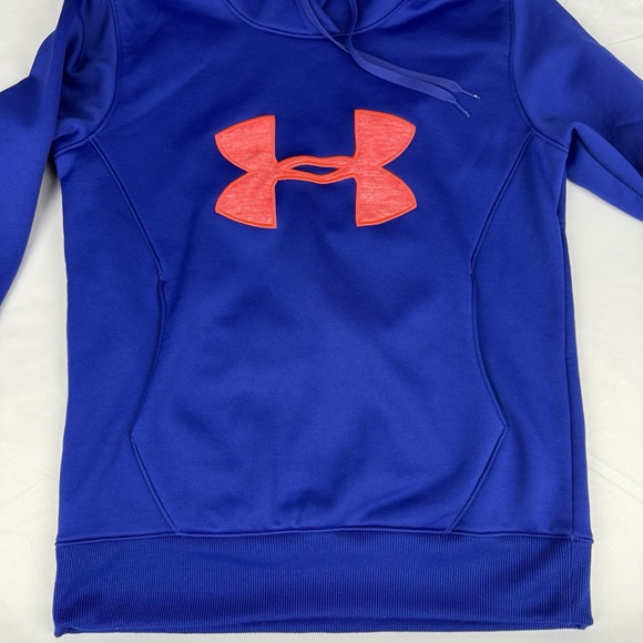 Under Armor X-Storm M Hoodie Long Sleeve Cotton Blue - Picture 3 of 9